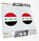 KIWISTAR - 2X Kennzeichenaufkleber - Irak 1991-2004 - Kennzeichen Aufkleber Sticker Nummernschild Land Country Nation