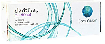 Clariti 1day multifocal Tageslinsen weich, 30 Stück/BC 8.6 mm/DIA 14.1 mm/ADD HIGH / +2 Dioptrien