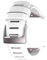 Suunto Dive D6i Novo Ersatzarmband-Set, Uni, Weiß
