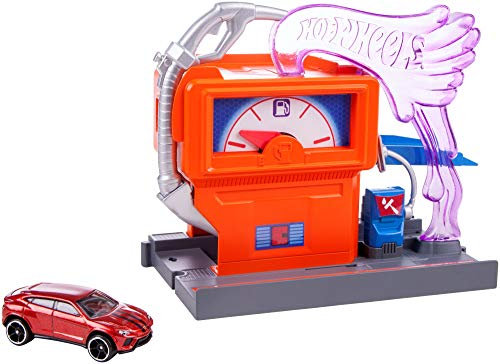 Hot Wheels City Downtown Super Fuel Stop Play Set