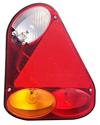 Fristom Rückleuchte Blinker Dreieckrückstrahler Rechts mit Bajonett für Anhänger Trailer Wohnwagen LKW