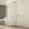 Paroi douche 110 CM en verre transparent 8mm mod. Walk in Lato H198
