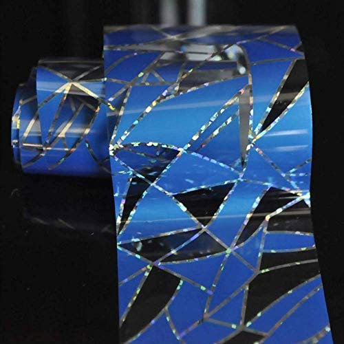 Nailart - Nagelfolie - Transferfolie - Blau/Silber/Transparent - 1400-161