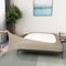 Boxspring-Abdeckung, King-Size-Größe, Jersey-Strick & dehnbar, 4 Seiten, Bettrock für Hotel und Zuhause, King/Cal-King/Olympische Königin, Taupe