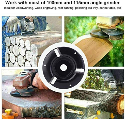 Drei Zähne Winkelschleifer Schaber, Holzbearbeitung Polieren, Holzbearbeitung Polieren Winkelschleifer Schaber für 100mm Winkelschleifer
