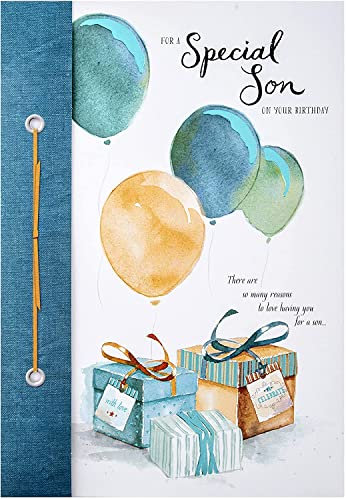 Hallmark Geburtstagskarte für Sohn, klassisches illustriertes Design
