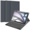 FINTIE Clavier pour iPad Air 11 Pouces M3/M2 (2025/2024), iPad Air 5/4 10.9 Pouces (2022/2020), Clavier AZERTY sans Fil, Housse Multipositions avec Rangement de Stylet, Gris Sidéral