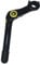 catazer Adjustable Angle Bicycle 25.4mm Handlebar Stem Riser Aluminum Alloy Front Fork Stem Adapter 25.4/22.2mm 180mm (black,22.2mm stem)