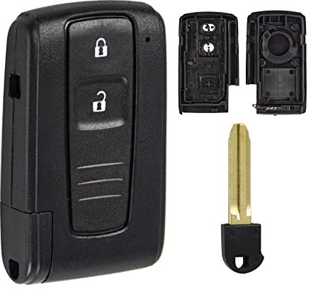 Fernbedienung Autoschlüssel Shell für Toyota Prius 2004-2009 Corolla Verso Camry 2 Taste Ersatz Smart Autoschlüssel Fall Abdeckung Fob