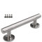 90 mm Furniture Wardrobe Handles Solid Stainless Steel T Bar Pull Cabinet Cupboard Knobs Door Handle Closet Handles with Screws for Kitchen Bathroom Bedroom Drawer (90mm/ 3.54 Hole Centers) Silver