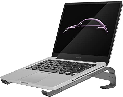 Konsol Laptop Ständer 10-15,6 Zoll Ergonomischer Aluminium Notebook Stand tragbarer, mit Wärmeentlüftung. Universal Halterung kompatibel für Laptop, Notebooks
