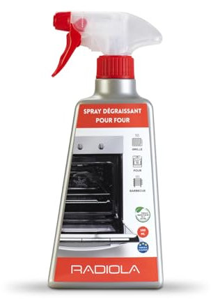 RADIOLA 500 mL CUISSON Decap Four Express Nettoyant Ménager Four Traditionnel Plancha Inox Aérosol Fabriqué en Europe