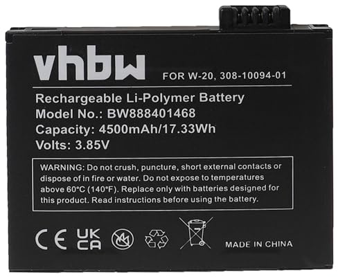 vhbw Replacement Battery compatible with Netgear Nighthawk M5 Mobile Router Modem Hotspots (4500mAh, 3.85 V, Li-polymer)