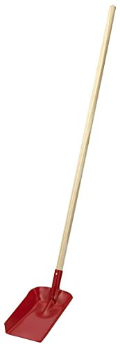 FÜNDIG Strandschaufel aus Metall farblich Sortiert mit 100 cm Holzstiel - Jugendschaufel - Kinderschaufel - Sandschaufel - Strandschaufel - Spielzeugschaufel - Gartenschaufel - KInderspielzeug -