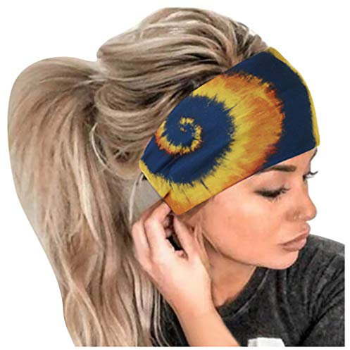 Sport Stirnband zum Wenden rutschfeste Kopfbänder Elastische Haarbänder Sportliche Stirnband Schweißband Mehrfarbig Dünn Stirnbänder für Laufen, Yoga, Basketball