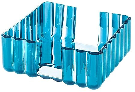 GUZZINI - Porteserviettes De Table Dolcevita, Bio-Based Plastic, Turquoise, 19,6x19,6xh8,4