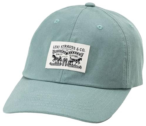 Levi's Herren Relaxed Dad Heritage Cap, Pale Blue, Einheitsgröße
