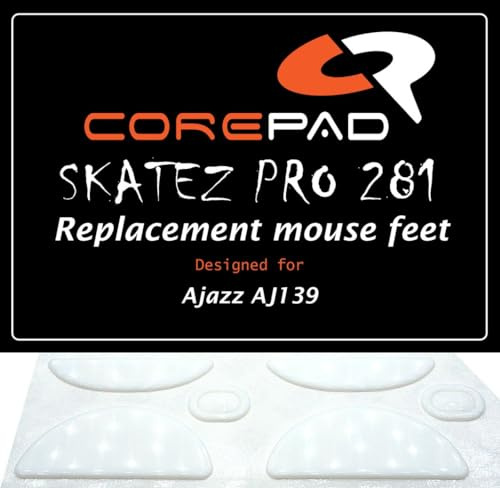 Corepad Skatez PRO 281 Ersatz Mausfüße kompatibel mit Ajazz AJ139