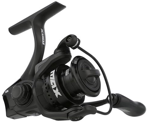 Abu Garcia Max SX Spinnrolle | Leichtes Graphitgehäuse und Rocket Line Management System | Sanfter Zug | Salzwasser- und Süßwasser-Angelrolle für Barsch, Forelle, Hecht & mehr | Größe 750