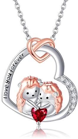 JERWLI 925 Sterling Silber Tieranhänger Halskette, niedlicher Tierschmuck als Geschenk für Damen und Mädchen