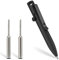 KeyUnity KP05BK Titanium Alloy Ballpoint Pen with Clip, Retractable EDC Pocket Pen Made of Metal Ballpoint Pen for Daily Use