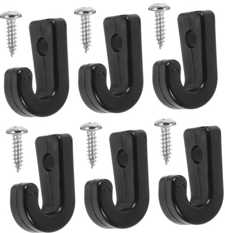 Anneome Sturdy Lashing Hooks for Kayak Canoe Boat Multi-function Bungee Hooks Screws