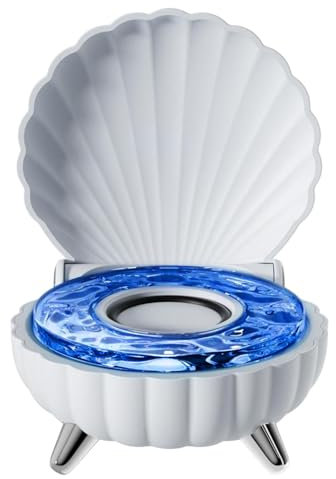 Uhngw LED-Funklautsprecher, kabelloser Lautsprecher, Surround-Sound-LED-Lautsprecher, Bunte kabellose Lautsprecher, batteriebetriebener Lautsprecher für Camping, Reisen, Zusammenkünfte