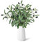 CYIOU 12 Pièces Branches d'olive Artificiel Plante 30 cm/11.8 Pouce Branches D'olivier Artificielles Interieur Branche Olivier pour Table à Manger Vase Bouquet de Mariage Décorer