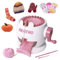 MericTop SENTRO Strickmaschine, 22 Nadeln, intelligente Rundhäkelmaschine, Rundstrickmaschine, Hutwebmaschine, Sockenwebstuhl, Socken, Mütze, Kürbis, Schal, Muttertagsgeschenke