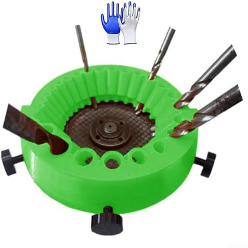 Besttoolifes Bohrerspitzer, 2–13 mm, Bohrmaschinen-Schleifaufsatz für 125 mm Winkelschleifer, effizientes altes Bohrer-Restaurierungswerkzeug (A)