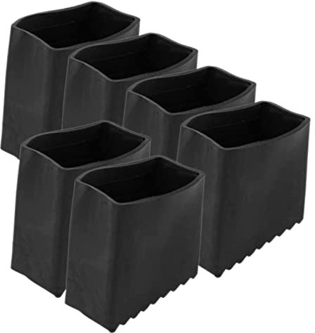 HOMSFOU 1 Satz Leiterfußschutz Klappleiter Kleine Leiter Trittleiter Schuh Trittleiterfüße Klappbare Trittleiter Dachleiter Dachbodenleiter Dachrinnenschutz 6 Stück