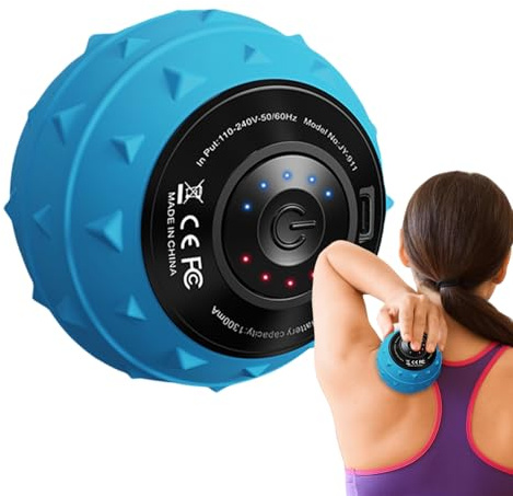 Trainingsmassageball Kompakt hautfreundlich | Handroller Für Entspannung Und Fitness-Workouts Kompakter hautfreundlicher elektrischer Tiefenmassage-Roller für Schultern,