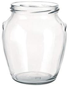 Pot en verre Orcio 370 ml avec capsule twist-off T63 – Ruche – confez. 32 Pièces