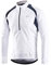 ARSUXEO Radtrikot Herren Langarm MTB Jersey Halber Reißverschluss Radbekleidung 6031 Weiß L