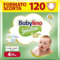 Babylino Sensitive Maxi, 120 Windeln Größe 4 (7-18Kg)