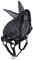 ARBO-INOX® - Fliegenmaske - mit Halfter - mit Ohren - Klettverschluss - abnehmbar - Silberne Schnallen (Cob)