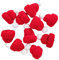 VALICLUD Miniatur Mütze DIY Mini Strickmützen Basteln Rot Hut mit Pom Pom Lutscher Topper Puppenmütze 10pcs Christbaumschmuck Weinflasche Abdeckung Schmuck Schlüsselanhänger Zubehör