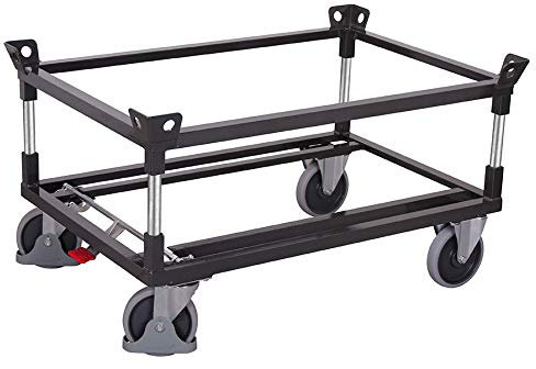 Fahrgestell mit 2 Winkelrahmen, RAL 7016 RAL 7016 Anthrazitgrau