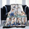 UOOYAA Fotodecke mit Eigenem Foto Name,Super Weich Personalisierte Foto Decke Selbst Gestalten Bedrucken Lassen Kuscheldecke Geschenk für Freunde Familie Geburtstag Weihnachten(8 Fotos)