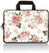 11 11.6 12 12.1 12.5 inch Laptop Carrying Bag Chromebook Case Notebook Ultrabook Bag Tablet Cover Neoprene Sleeve Fit Apple MacBook Air Samsung Google Acer HP DELL Lenovo Asus (Rose Flower)