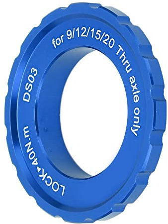 Fahrradzubehör, Centerlock Lockring Center Lock Wheelset Hub Shaft Disc Rotor Lock Ring für Bike Mountain Bike (blau)