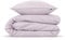 Zo!Home Cotton Bettwäsche 135x200 cm Lino Grey Lilac Flieder meliert Uni