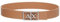 Armani Exchange Simple Look, Monocolor, Logo Buckle Cintura Piatta, Camel Rose, 90 cm Donna