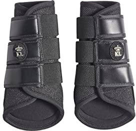 Kingsland KLpatton Protection Boots In Mesh Gamaschen Black mit Glitzer Summer Update 2022, Größe:XL