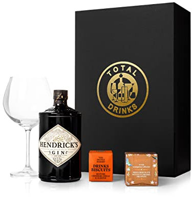 Hendricks Gin with Chocolate Truffle & Biscuit Gift Box with Glass (70 cl)