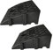 Rampa per marciapiede, altezza 11/13 cm, in plastica, portatile, robusta, per carico, marciapiede, moto, scooter, sedie a rotelle, garage, mobilità