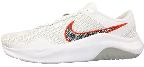 Nike Damen Legend Essential 3 Nn Schuhe, Weiß/Schwarz-Photon Dust-Picante Red, 39 EU
