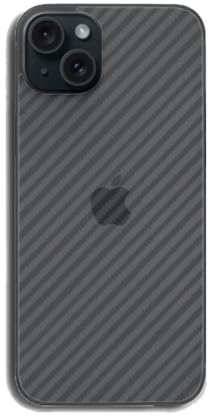 KNOXS 3 Pack Back Screen Protector for iPhone 15 Plus, Soft PVC Matte Texture Full Coverage Film [Anti-Fingerprint, Anti-Scratch] Protector iPhone 15 Plus Back Film -Translucent