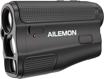 AILEMON AL52 Télémètre laser de golf et de chasse 900Y Mise au point rapide Haute précision Balayage continu Mât de drapeau Verrouillage Fonction vibration Mode pente Range Finder