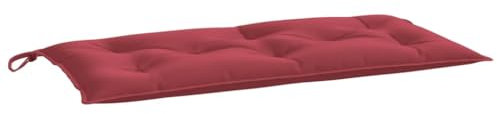 vidaXL Gartenbank-Auflage Weinrot 110x50x7 cm Oxford-Gewebe